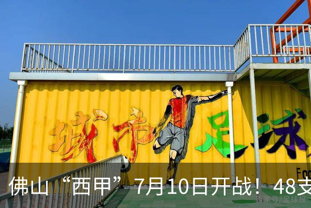 佛山“西甲”7月10日开战！48支足球劲旅角逐云秀山